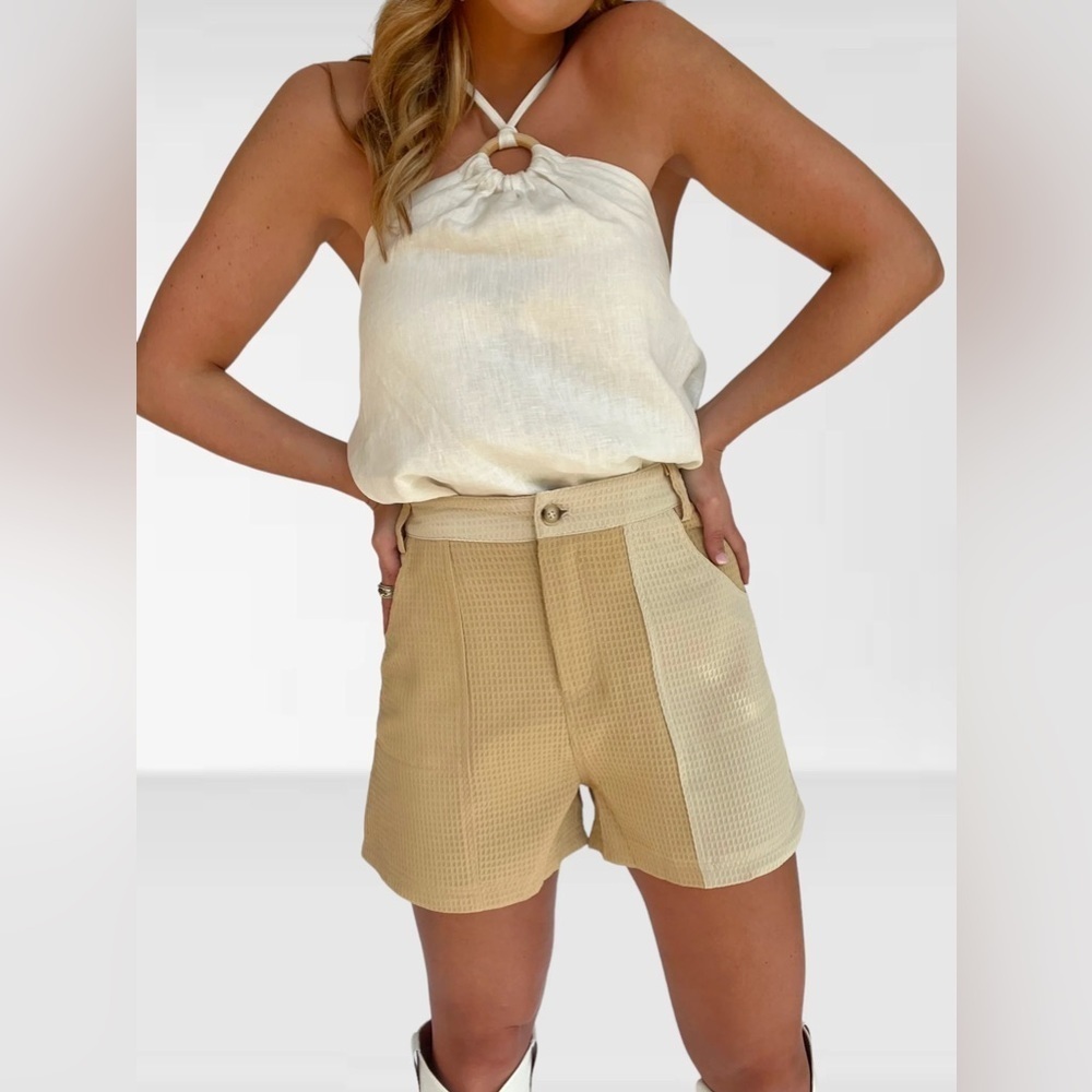 Timing Neutral Colorblock Shorts